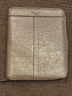 Coach Metallic Zip-Around Travel Organizer - Ipad
